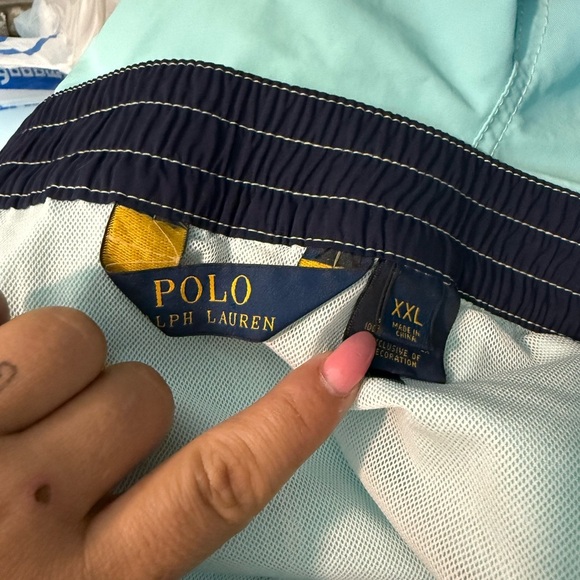 Polo Ralph Lauren Men's 8.5 Inch Kailua Classic Fit Swim Trunks Sz XXL In Blue - Picture 4 of 5